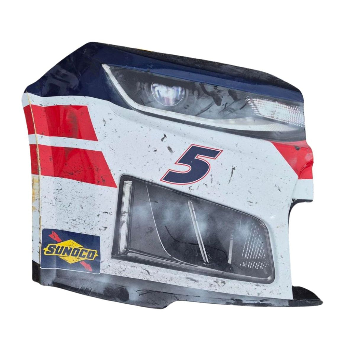 Race Used 2026 Kyle Larson #5 HendrickCars.com Patriotic Right Front Nose - Inaugural Naval Base Coronado, Top 3, P.3