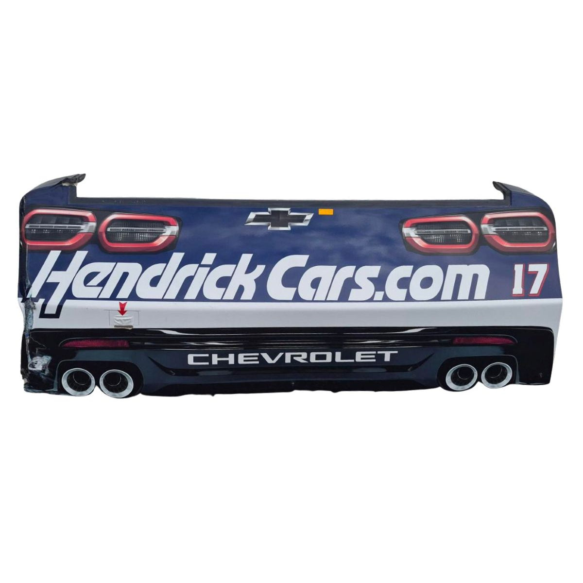2026 Corey Day #17 HendrickCars.com Patriotic Practice Rear Bumper - Inaugural Naval Base Coronado, Top 10, P.10