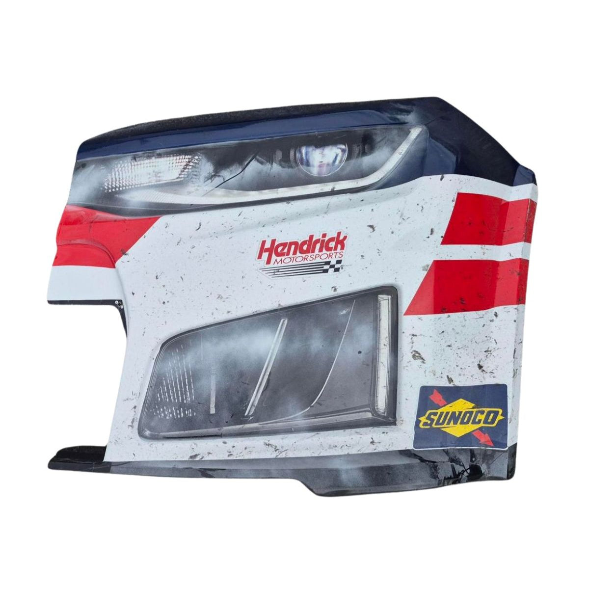 Race Used 2026 Kyle Larson #5 HendrickCars.com Patriotic Left Front Nose - Inaugural Naval Base Coronado, Top 3, P.3