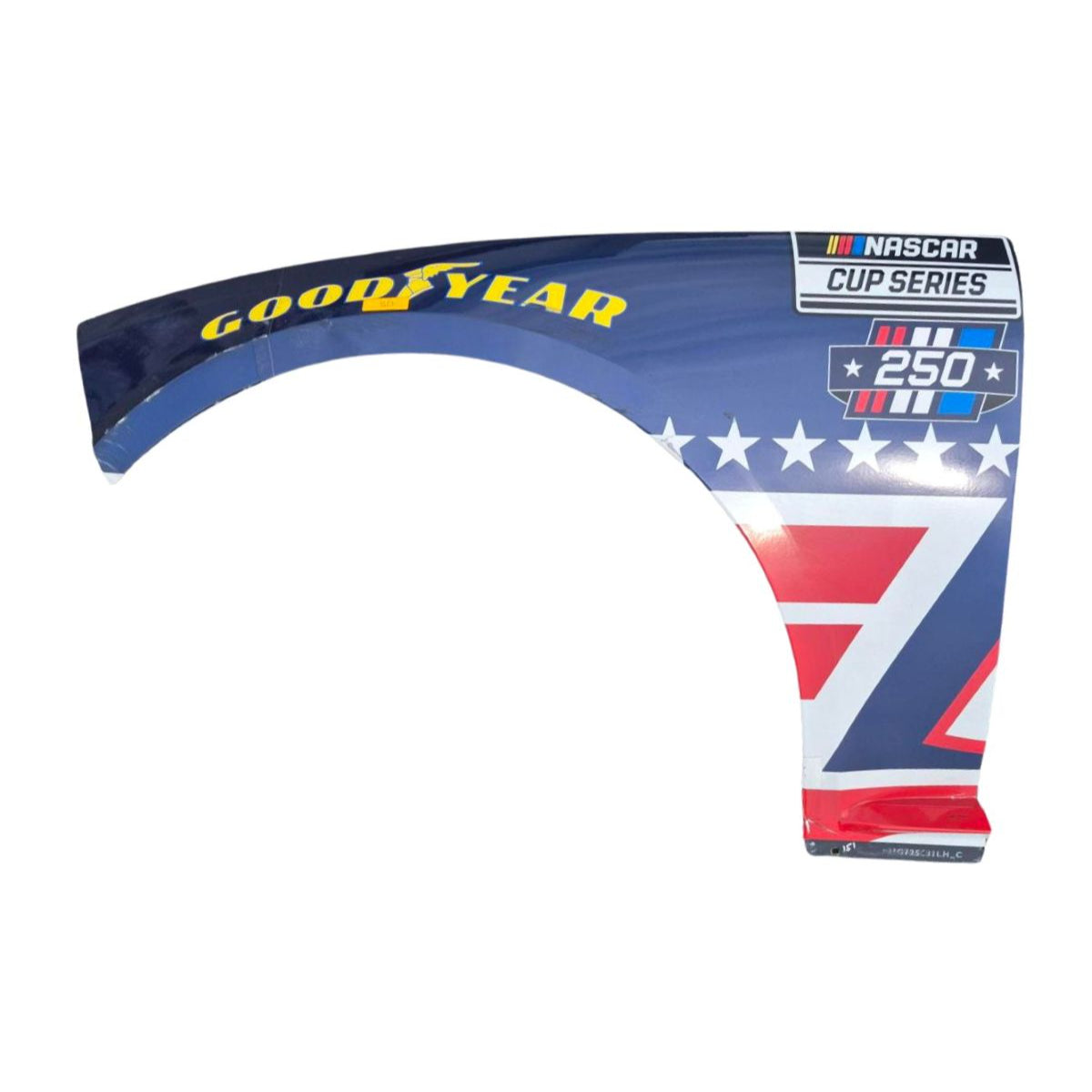 Race Used 2026 Kyle Larson #5 HendrickCars.com Patriotic Left Front Fender  - Inaugural Naval Base Coronado, Top 3, P.3