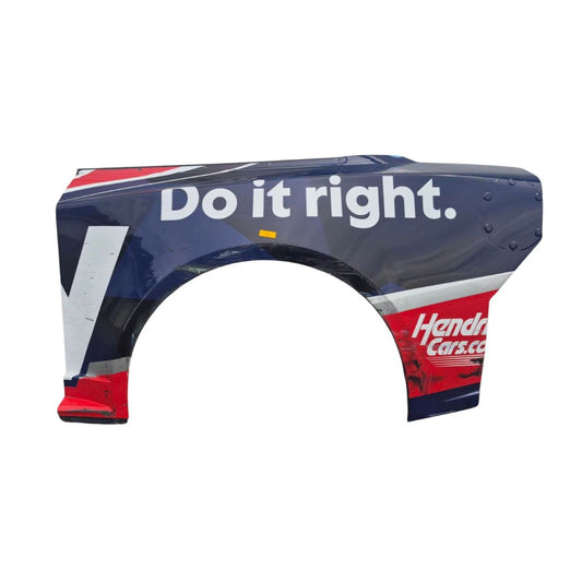 Race Used 2026 Alex Bowman #48 Ally Patriotic Left Rear Quarter Panel - Inaugural Naval Base Coronado