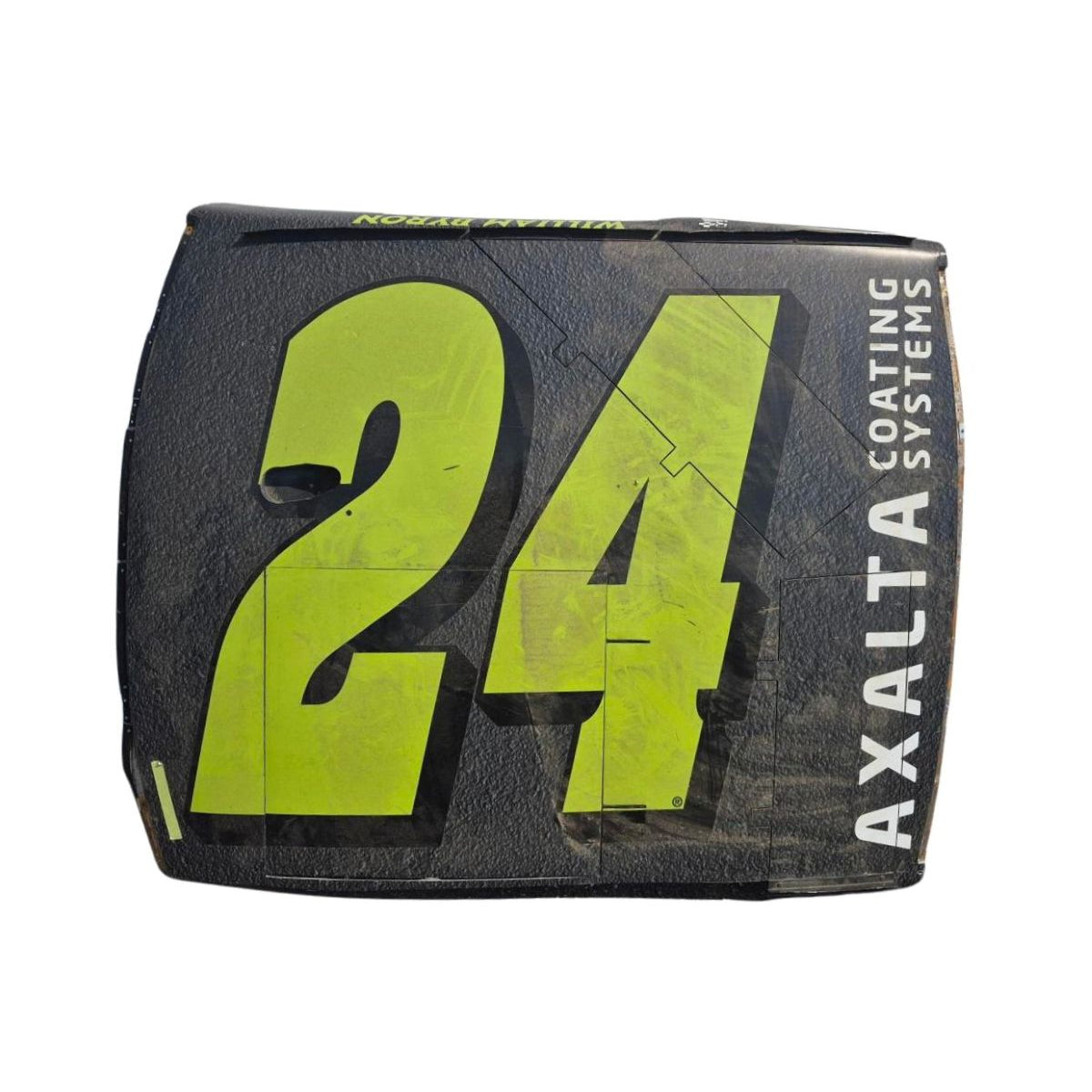 Race Used 2021 William Byron #24 Raptor Green House - Kansas 2