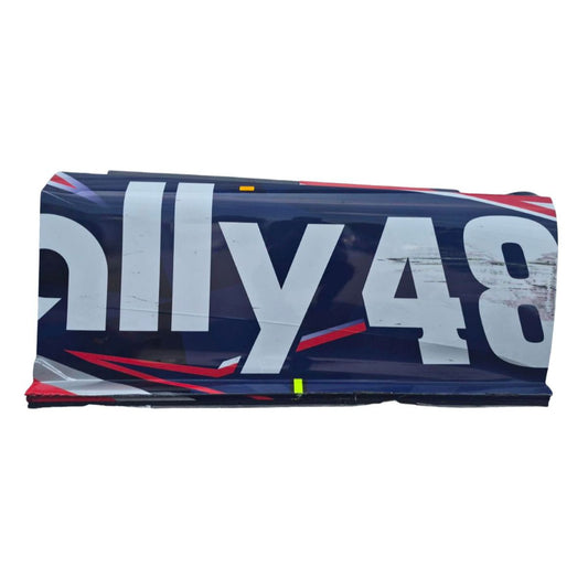Race Used 2026 Alex Bowman #48 Ally/USO Patriotic Right Side Door - Inaugural Naval Base Coronado