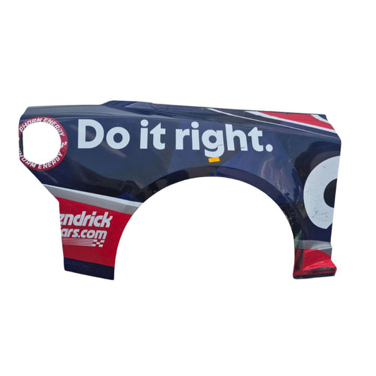 Race Used 2026 Alex Bowman #48 Ally/USO Patriotic Right Rear Quarter Panel - Inaugural Naval Base Coronado