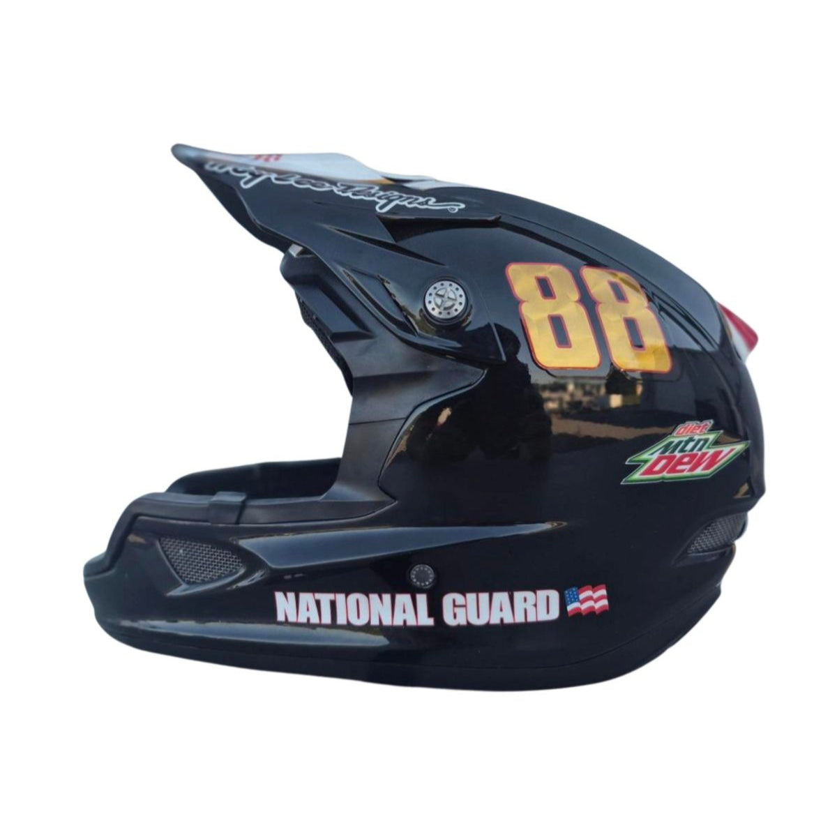 Race Used 2014 Hendrick Motorsports #88 National Guard Pit Helmet