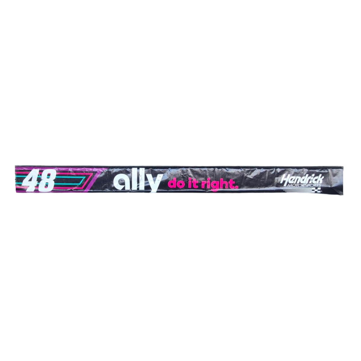 Race Used 2021 Hendrick Motorsports #48 Ally Pit Banner