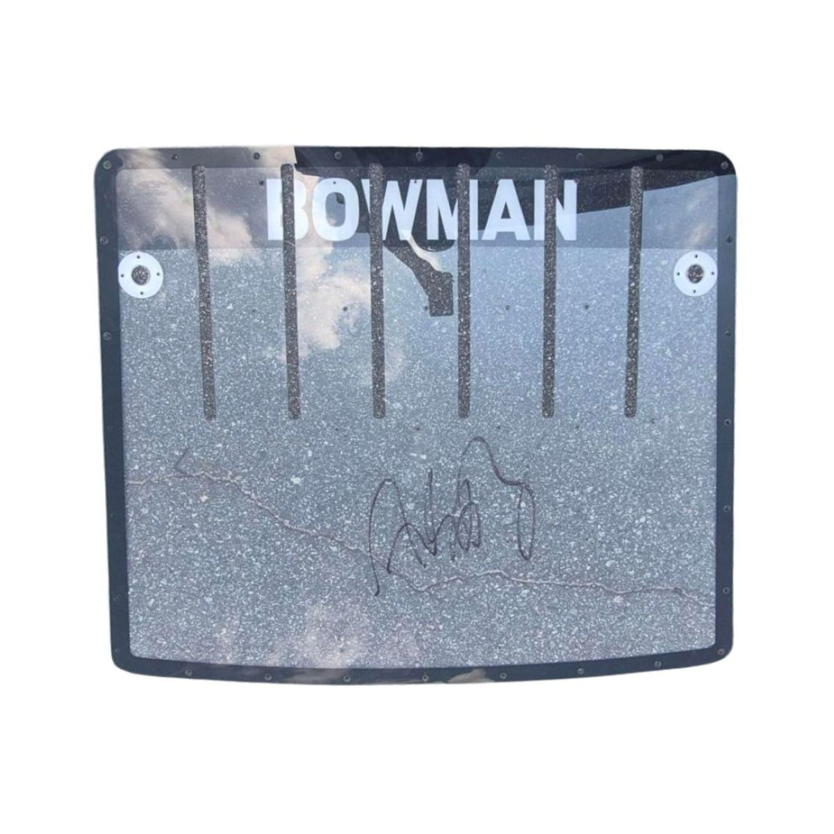 Autographed Race Used Alex Bowman Next Gen Rear Windshield