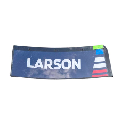 Race Used 2026 Kyle Larson #5 HendrickCars.com Patriotic Windshield Name Banner & Bowtie Set - Inaugural Naval Base Coronado, Top 3, P.3