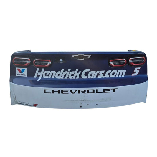 Race Used 2026 Kyle Larson #5 HendrickCars.com Patriotic Rear Bumper - Chicagoland Return
