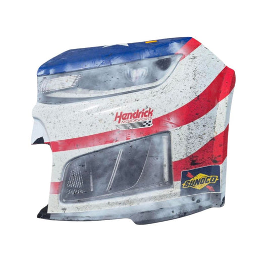 Race Used 2026 Chase Elliott #9 NAPA Patriotic Left Front Nose - Chicagoland Return
