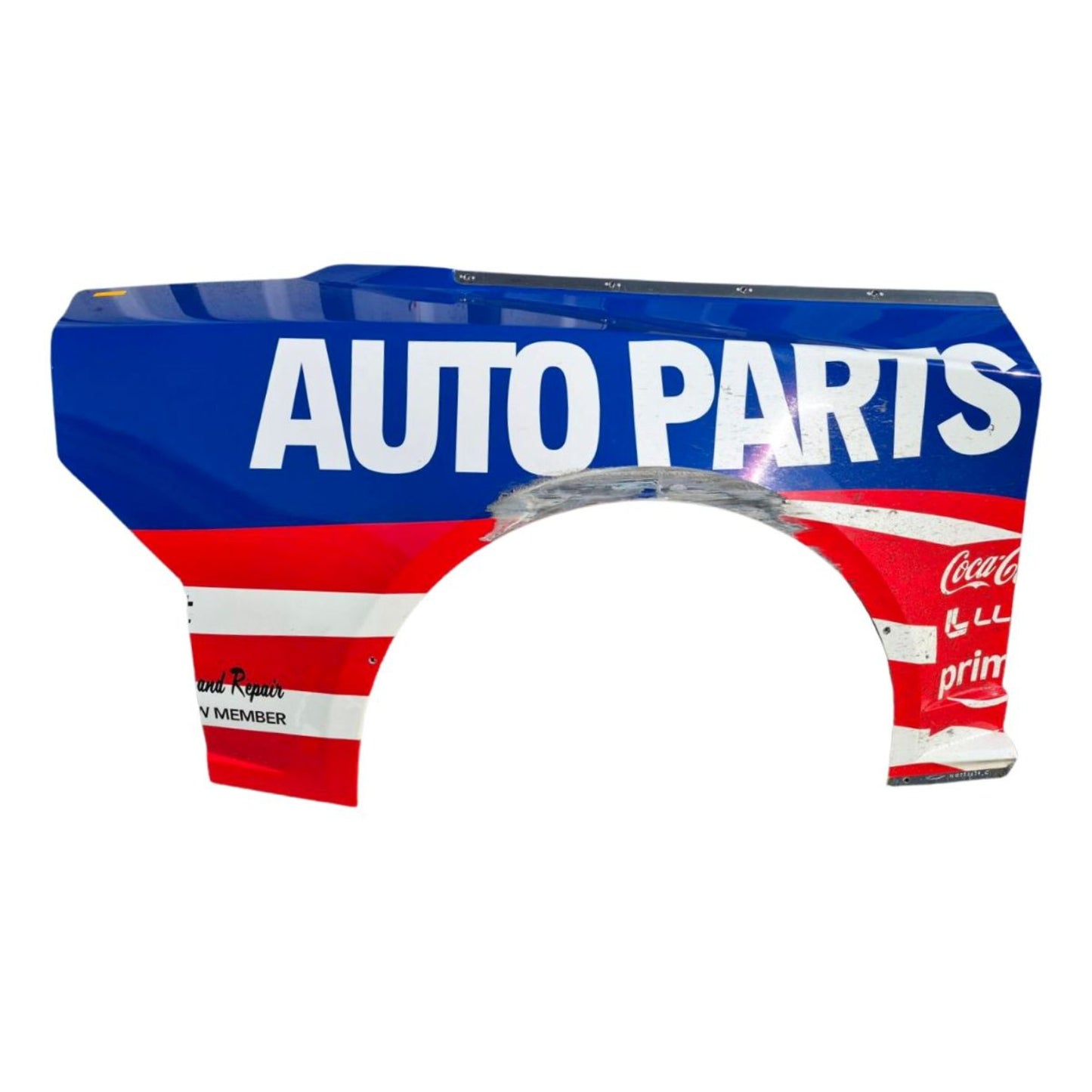 Race Used 2026 Chase Elliott #9 NAPA Patriotic Right Rear Quarter Panel - Chicagoland Return