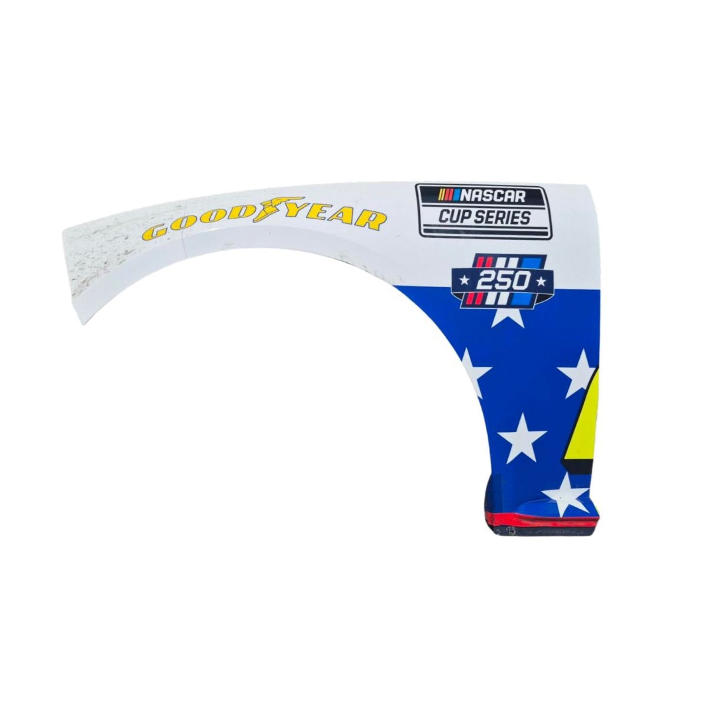 Race Used 2026 William Byron #24 Anduril Left Front Fender - Chicagoland Return, Top 5, P.4