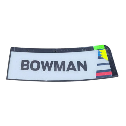 Race Used 2026 Alex Bowman #48 Ally Windshield Banner Name & Bowtie Banner Set - Sonoma, Top 10, P.10