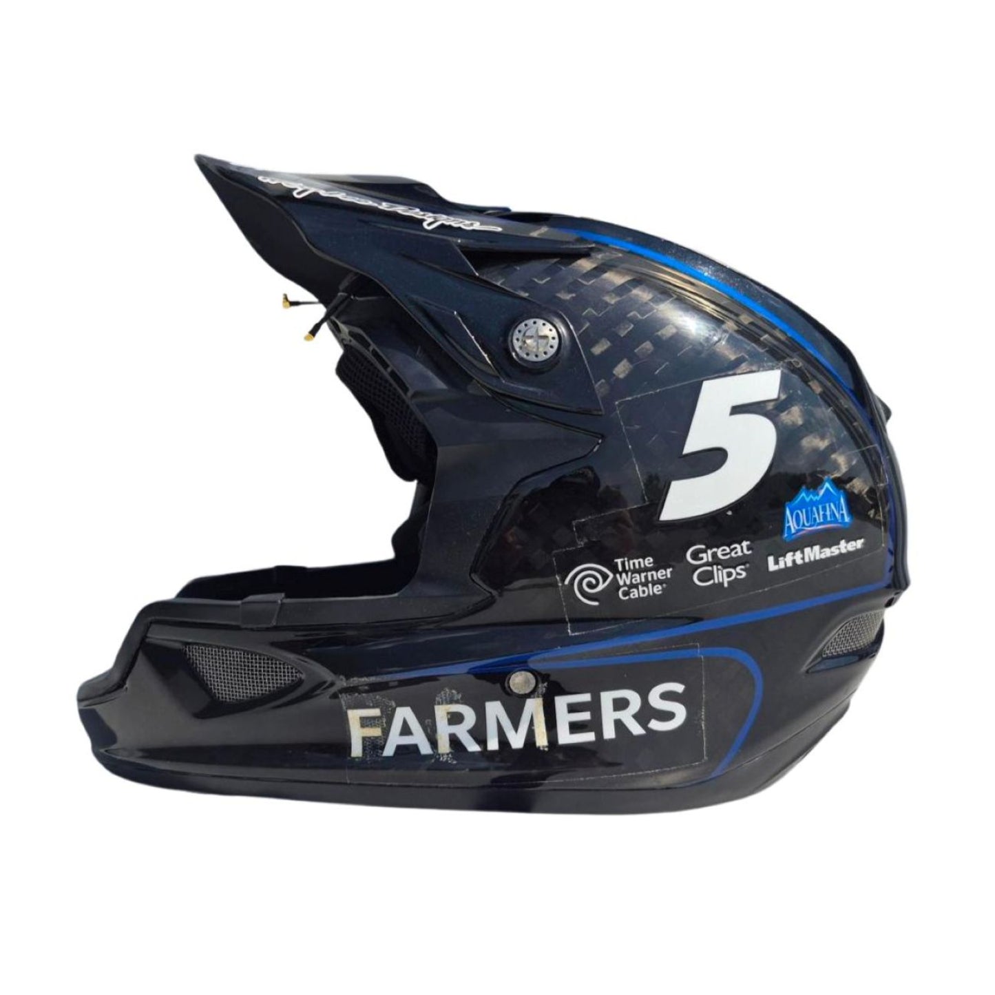Race Used Hendrick Motorsports #5 Farmers Insurance Pit Helmet
