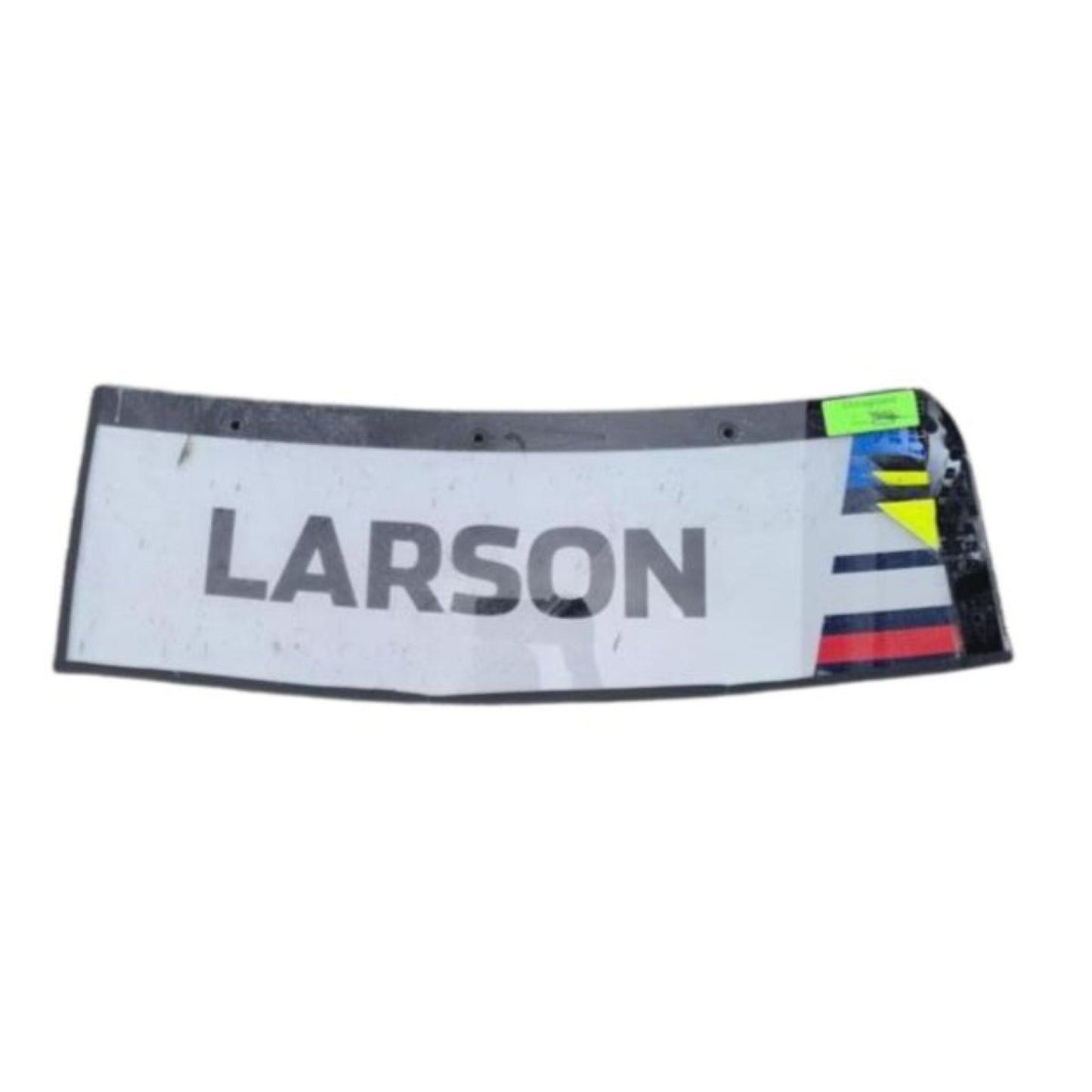 Race Used 2026 Kyle Larson #5 HendrickCars.com Patriotic Windshield Name Banner & Bowtie Set - Chicagoland Return