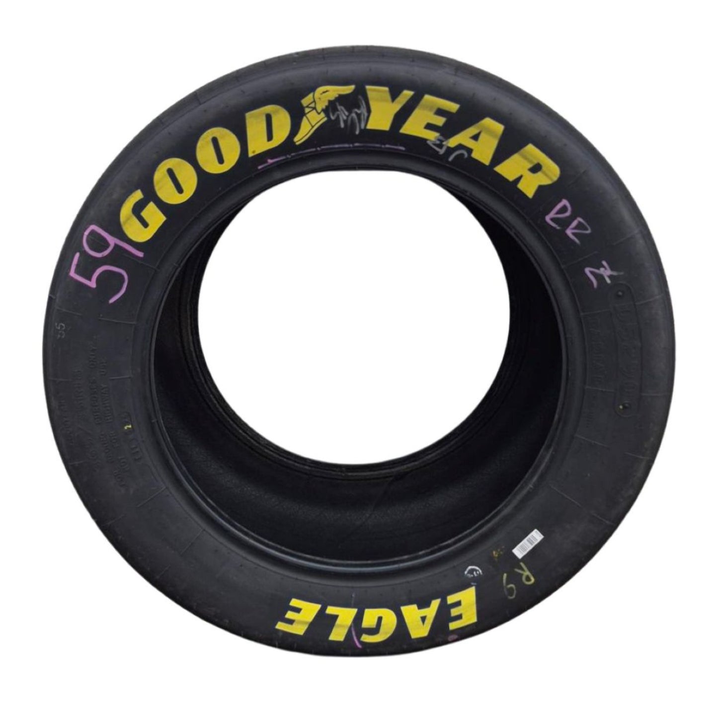 Race Used 2026 Chase Elliott #9 Prime Tire - Texas 1, Win