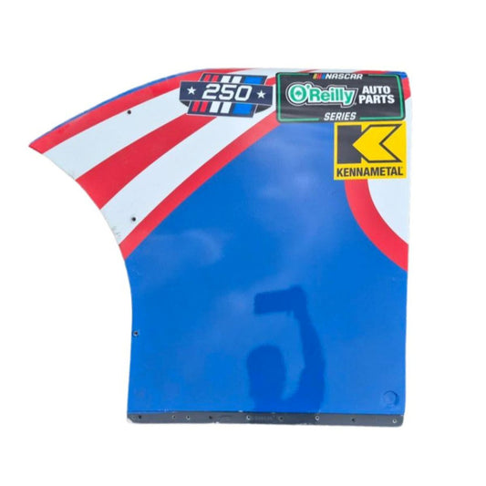 Race Used 2026 Corey Day #17 HendrickCars.com Left Front Contingency Panel - Sonoma, Top 10, P.7