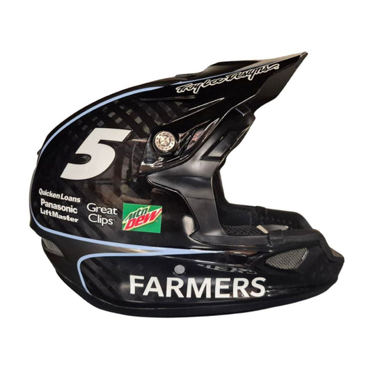 Race Used Hendrick Motorsports #5 Farmers Insurance Pit Helmet