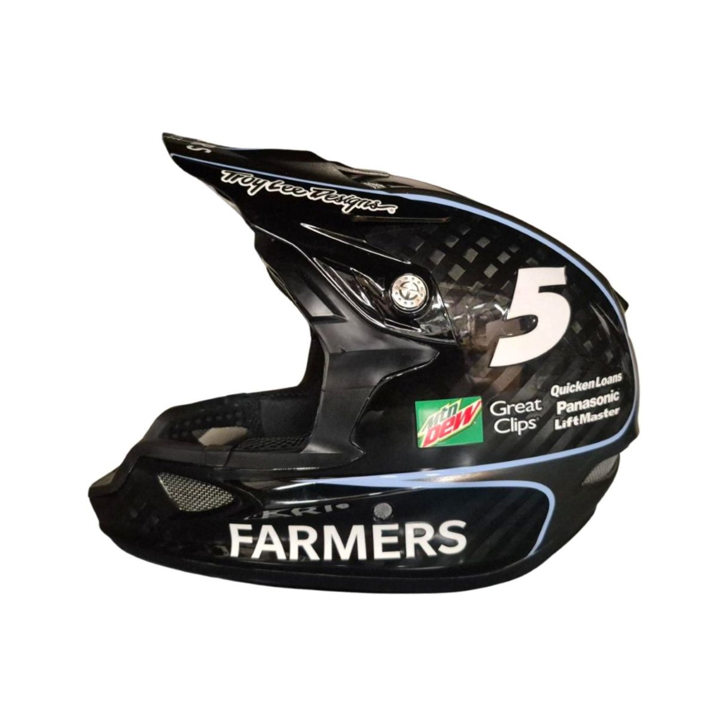 Race Used Hendrick Motorsports #5 Farmers Insurance Pit Helmet