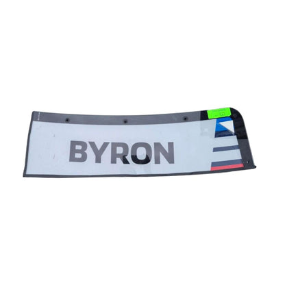 Race Used 2026 William Byron #24 Anduril Windshield Name Banner & Bowtie Set- Chicagoland Return, Top 5, P.4