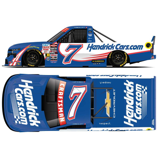 Chase Elliott #7 2026 HendrickCars.com 1:24 Hard Top Die-Cast