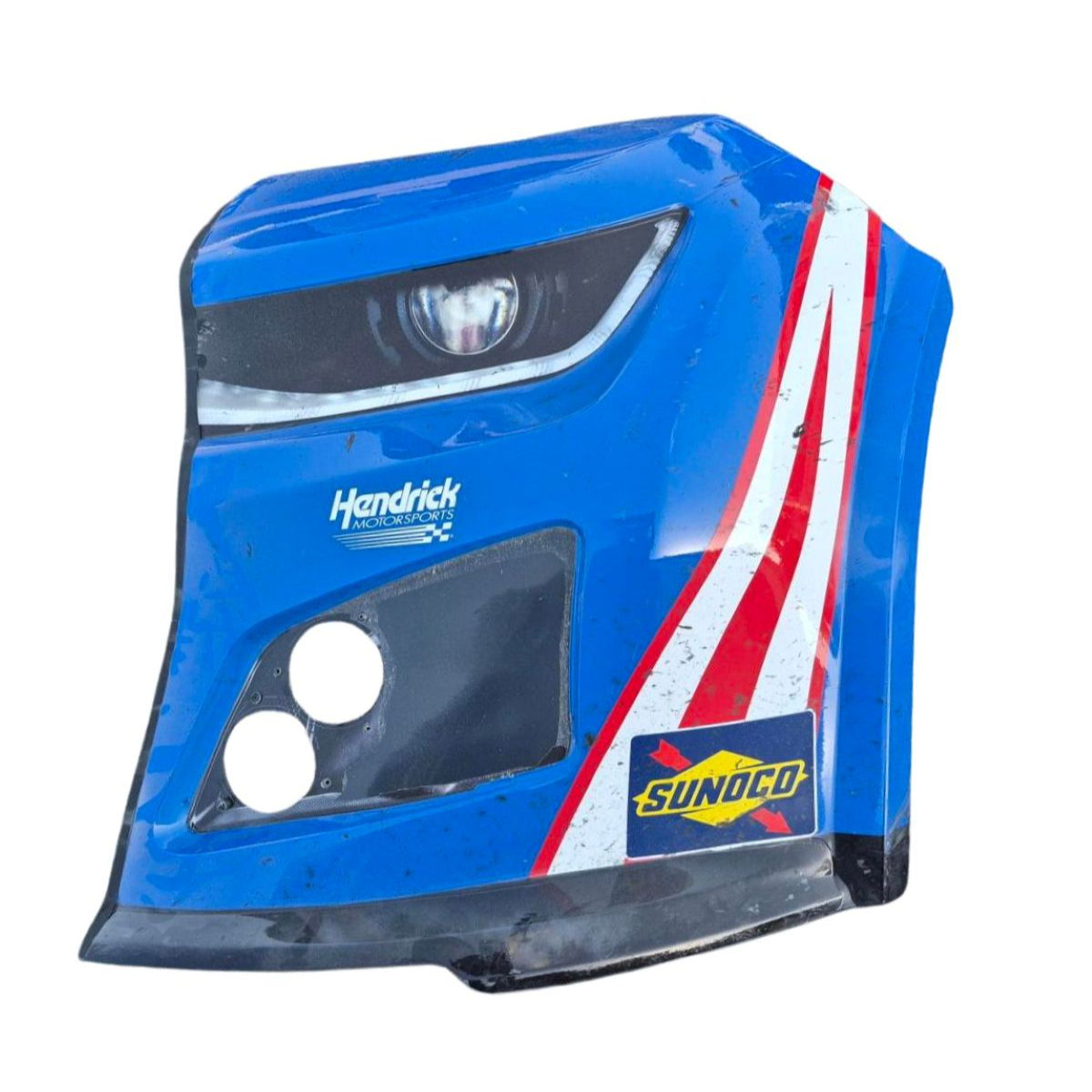 Race Used 2025 Kyle Larson #5 HendrickCars.com Left Front Nose - North Wilkesboro