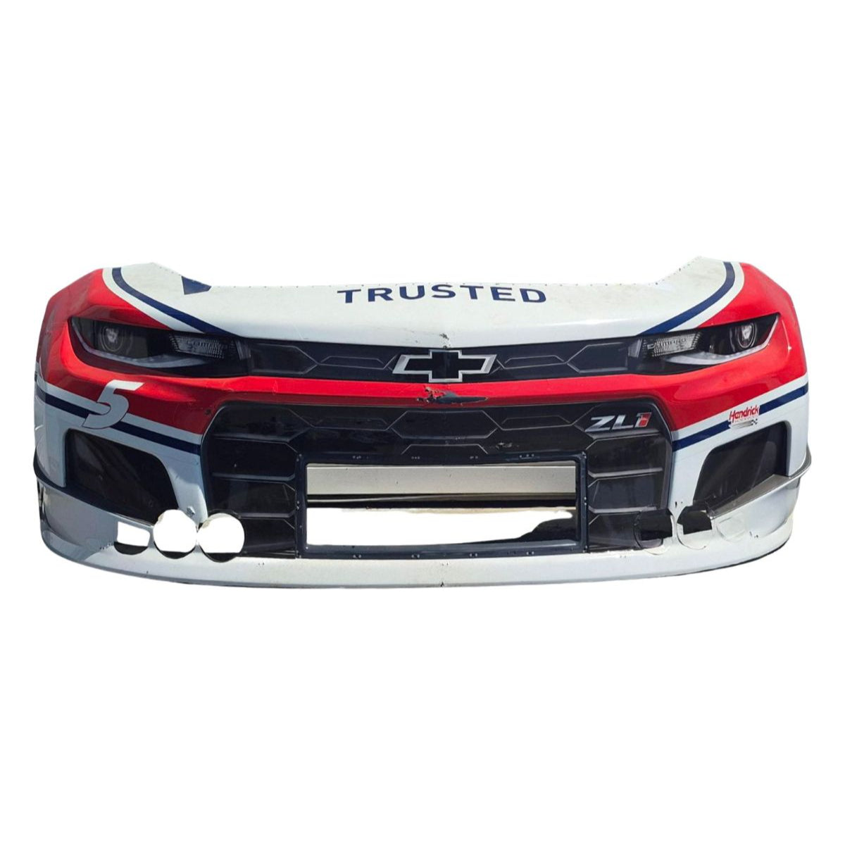 Race Used 2021 Kyle Larson #5 Valvoline Nose - Bristol 2 win, Championship Season