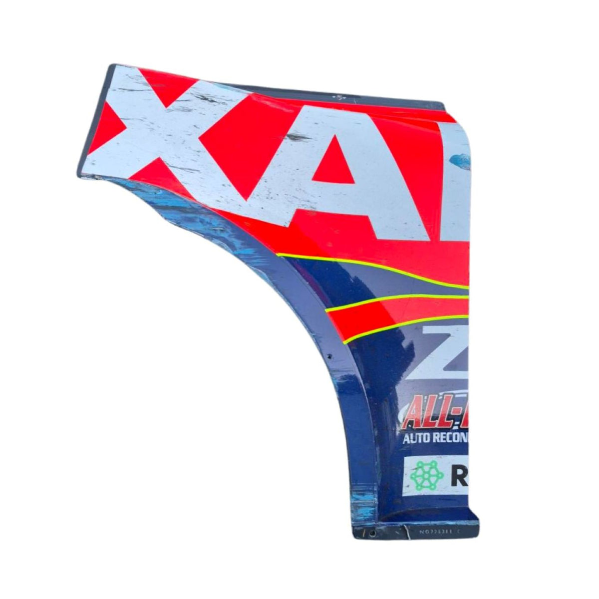 Race Used 2025 William Byron #24 Axalta Partial Right Rear Quarter Panel ( 1 of 2 ) - Phoenix 2