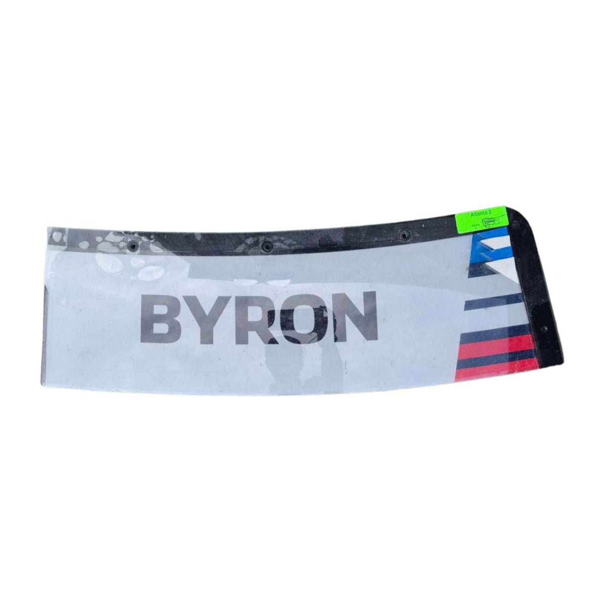 Race Used 2026 William Byron #24 HP Windshield Name Banner & Bowtie Set - Atlanta 2