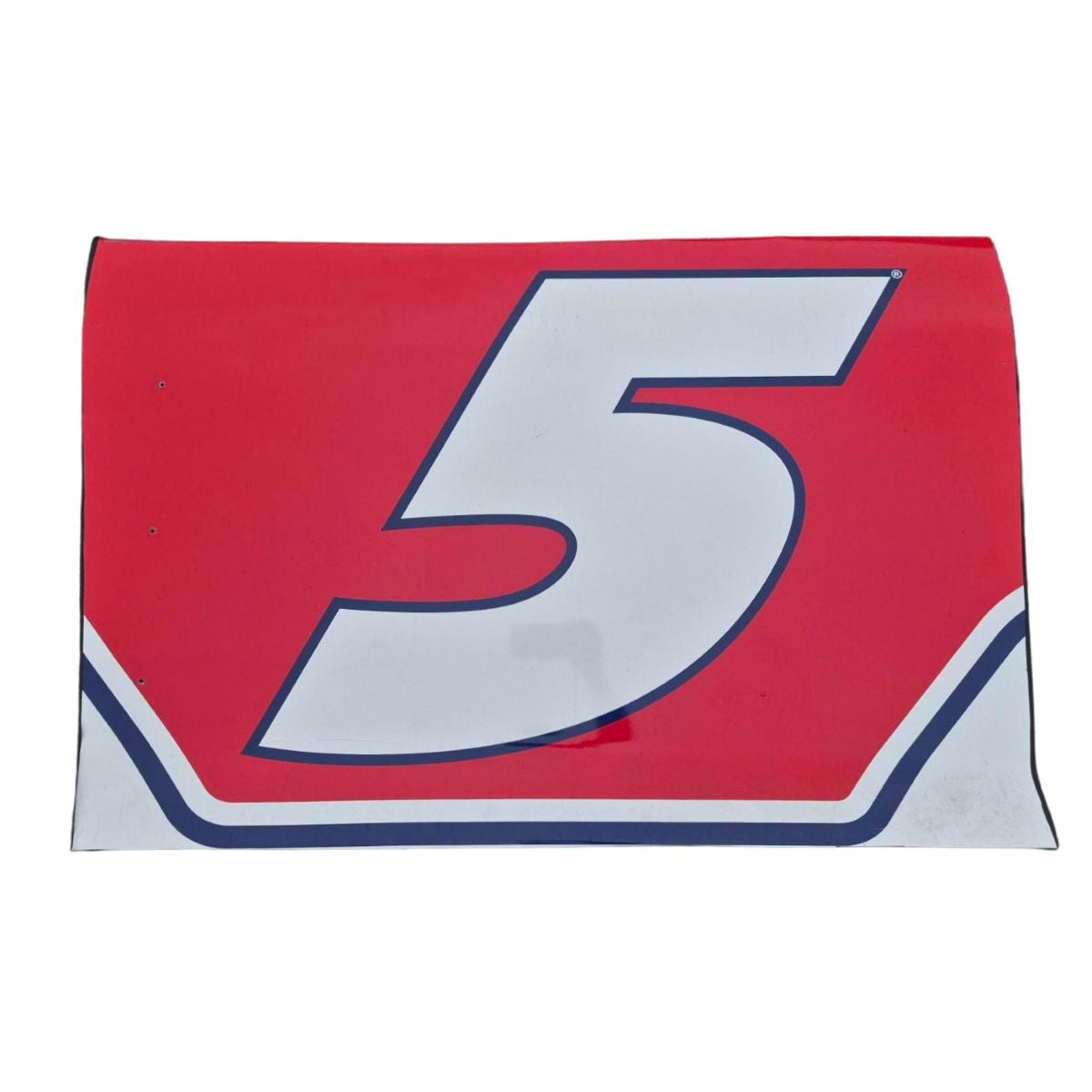 Race Used 2021 Kyle Larson #5 Valvoline Right Side Door - Bristol 2, Win