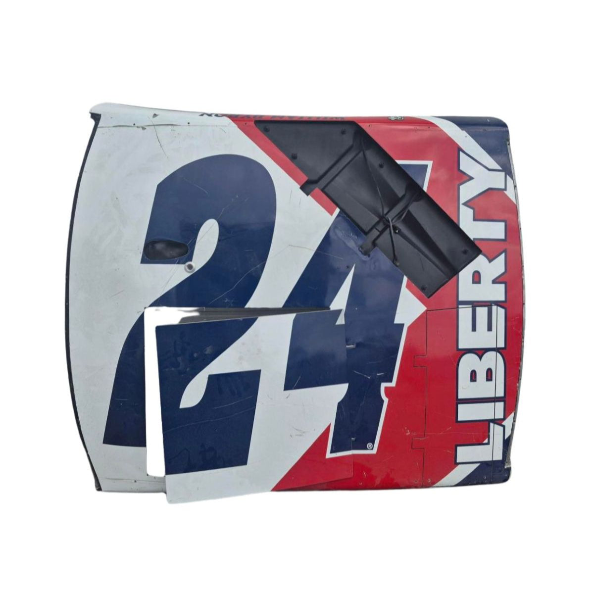 Race Used 2021 WIlliam Byron #24 Liberty University Gen 6 Roof Panel