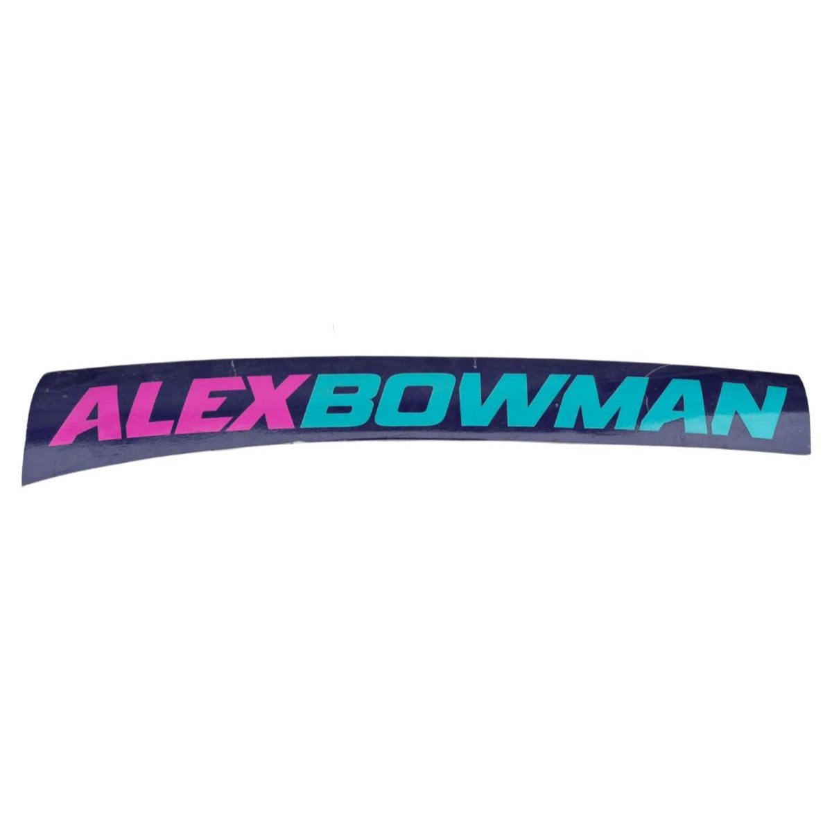 Race Used Gen 6 Alex Bowman #48 Ally Name Rail