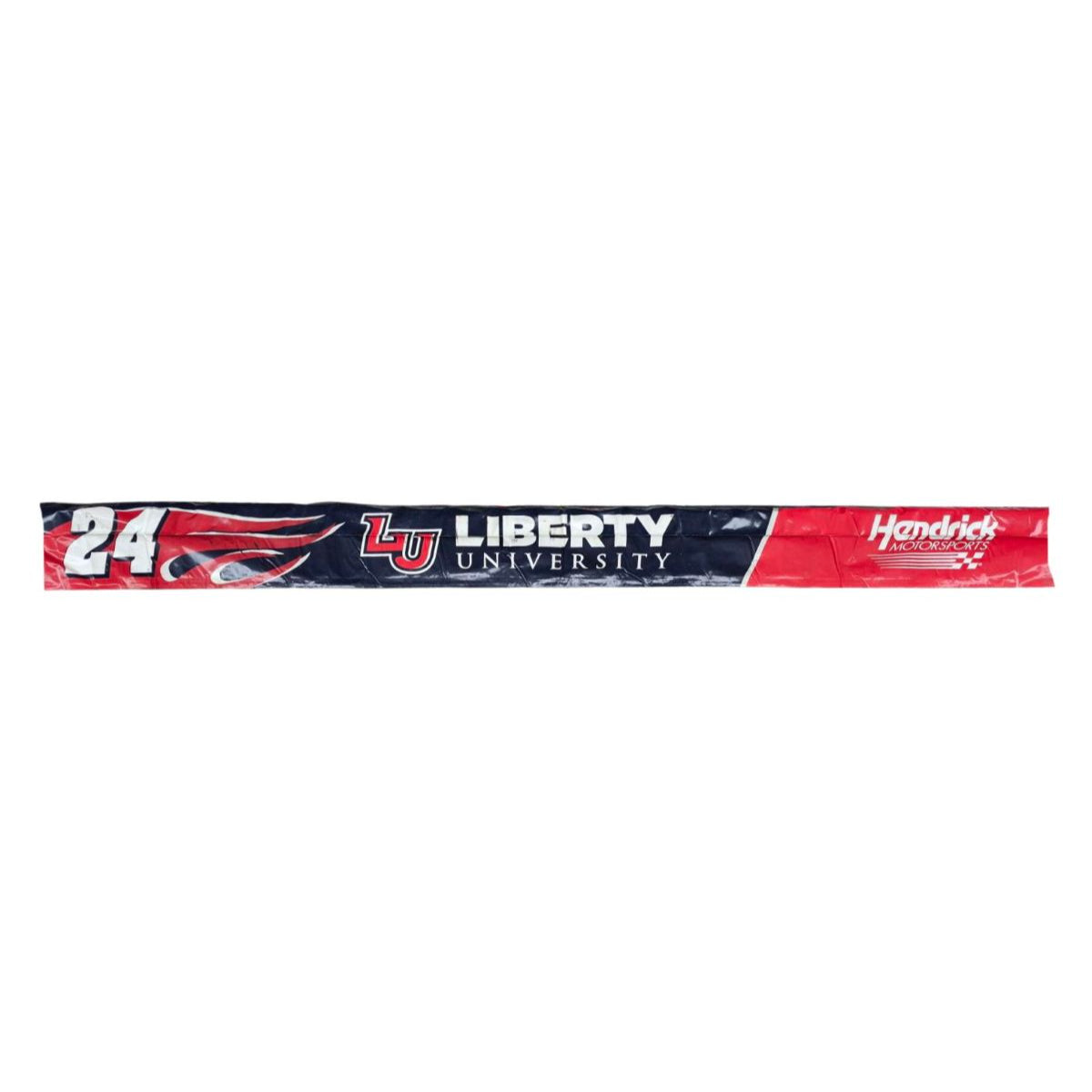 Race Used Hendrick Motorsports #24 Liberty University Pit Banner