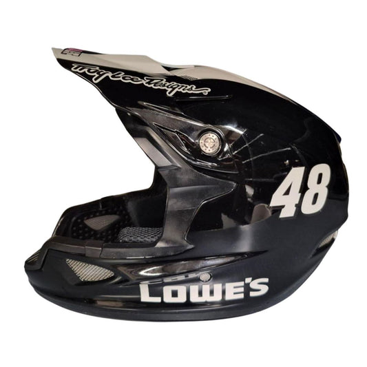 Race Used Hendrick Motorsports #48 Lowe's Pit Helmet