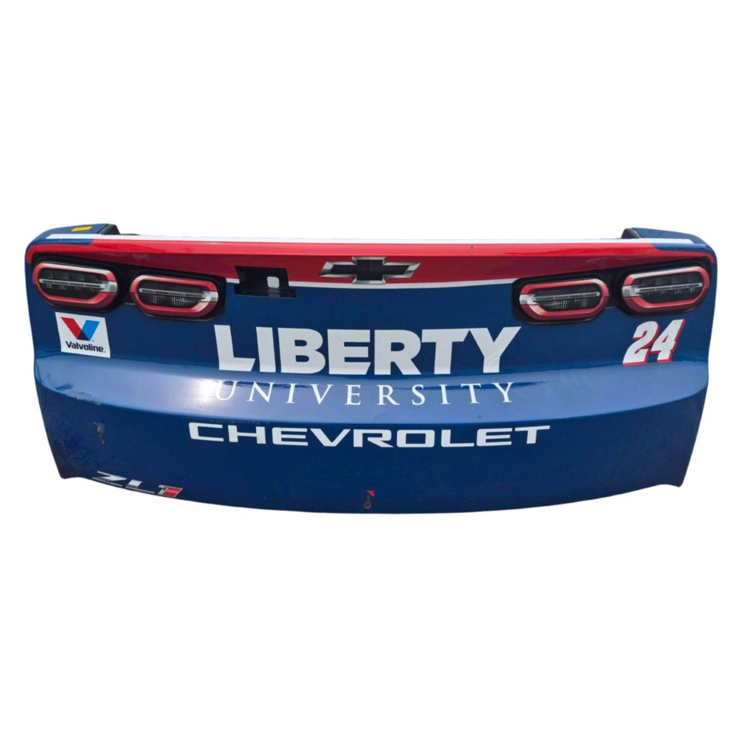 Race Used 2026 William Byron #24 Liberty University Rear Bumper - Indianapolis