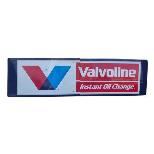 AUTOGRAPHED Race Used 2021 Kyle Larson #5 Valvoline/Cincinnati Pit Box Sign