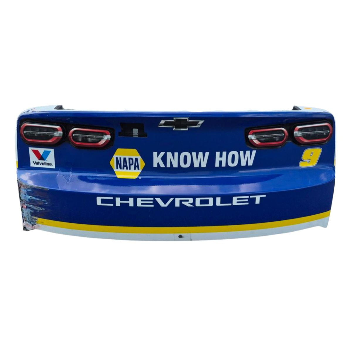 Race Used 2026 Chase Elliott #9 NAPA Practice Rear Bumper - Iowa