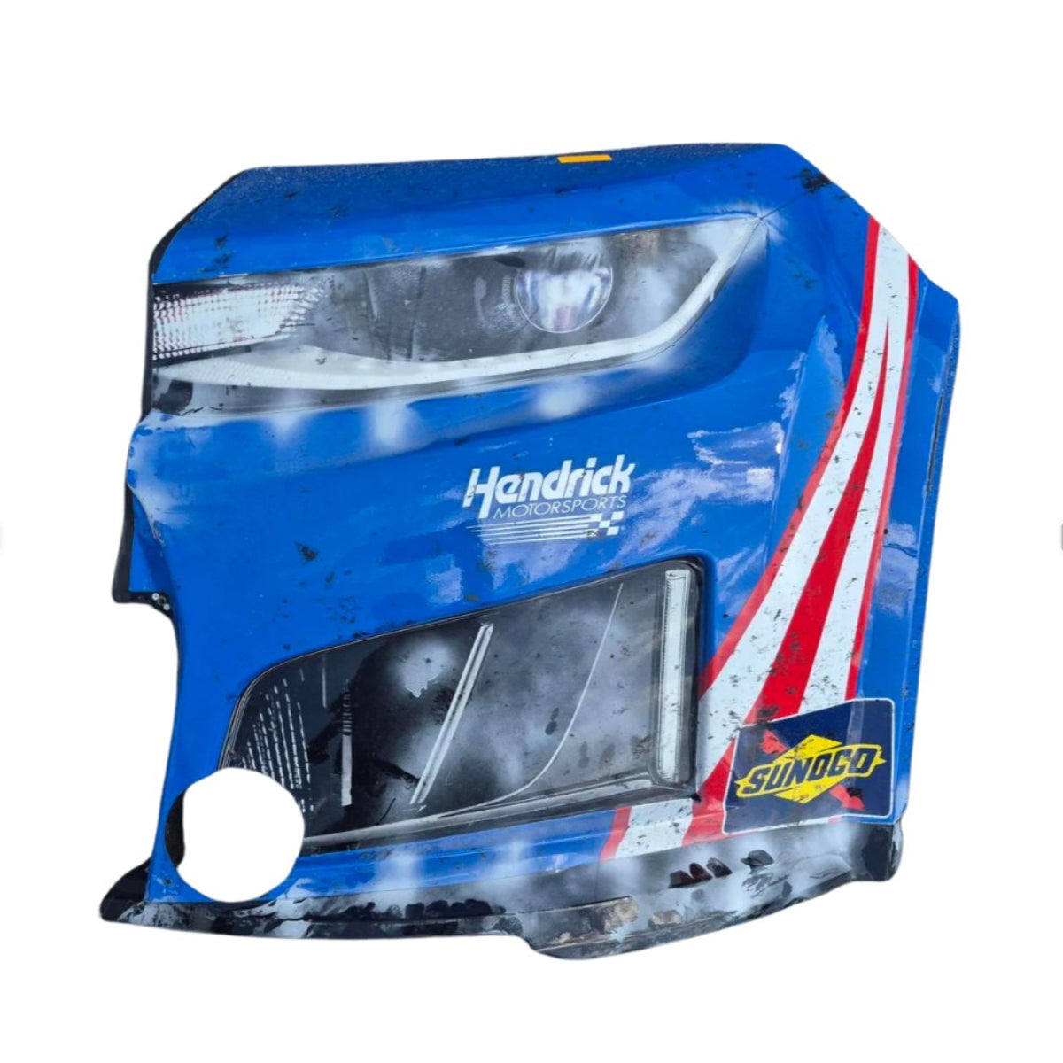Race Used 2026 Kyle Larson #5 HendrickCars.com Left Front Nose - Richmond, Top 10, P.6