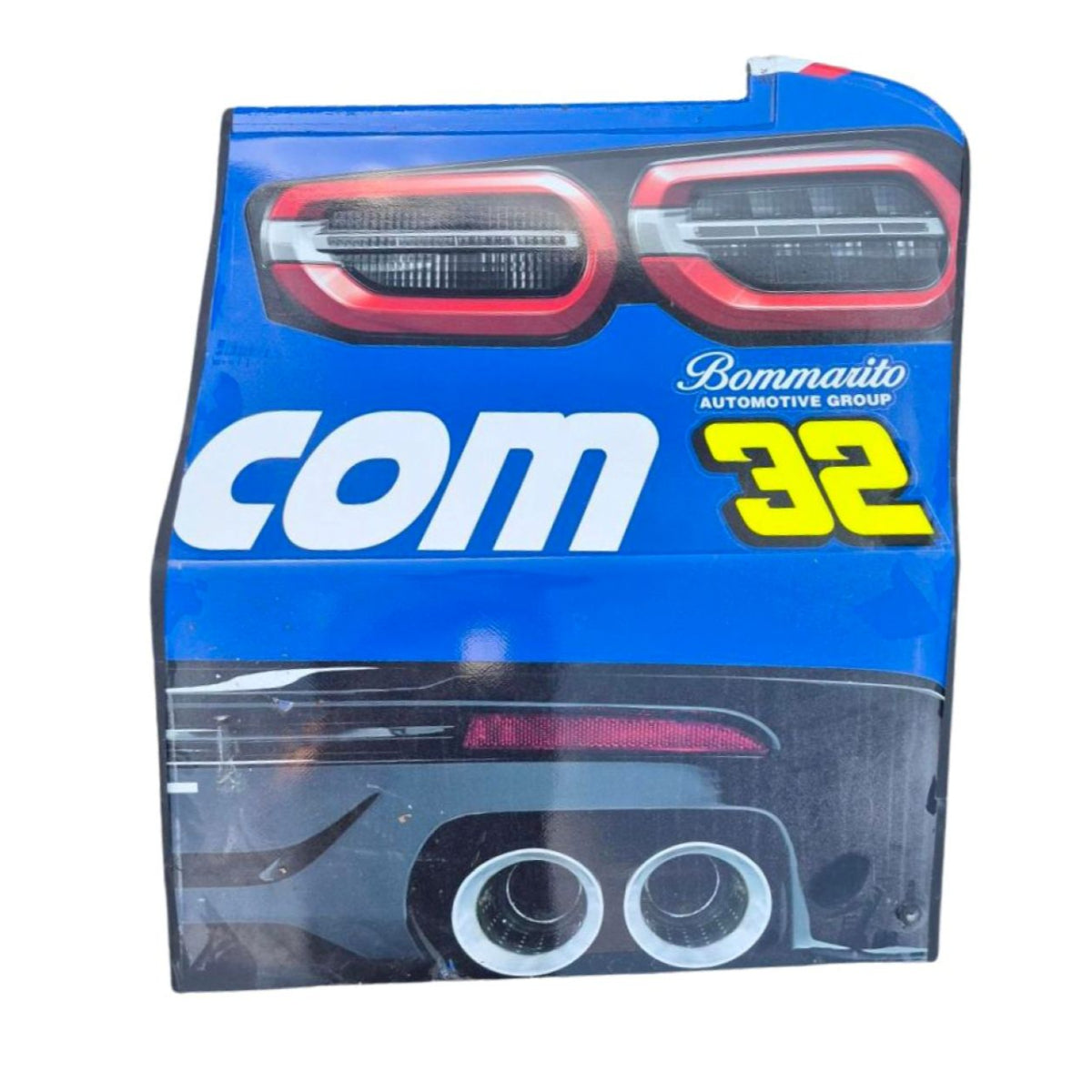 Race Used 2026 Rajah Caruth #32 HendrickCars.com Jordan Anderson Racing NOAPS Partial Right Rear Bumper