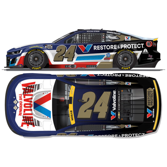AUTOGRAPHED William Byron #24 2026 Valvoline Restore & Protect 1:24 ELITE Die-Cast