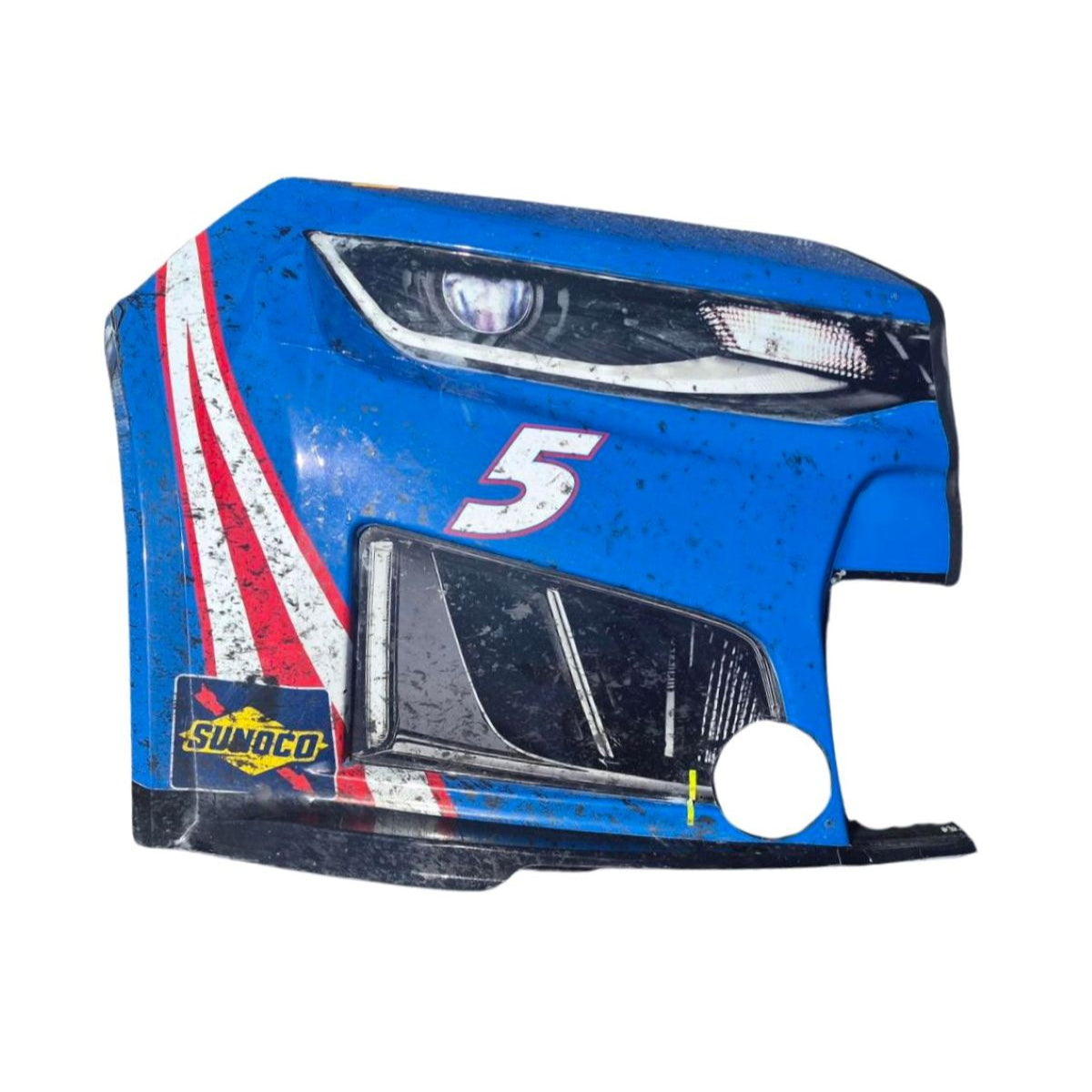 Race Used 2026 Kyle Larson #5 HendrickCars.com Right Front Nose - New Hampshire, Top 5, P.5