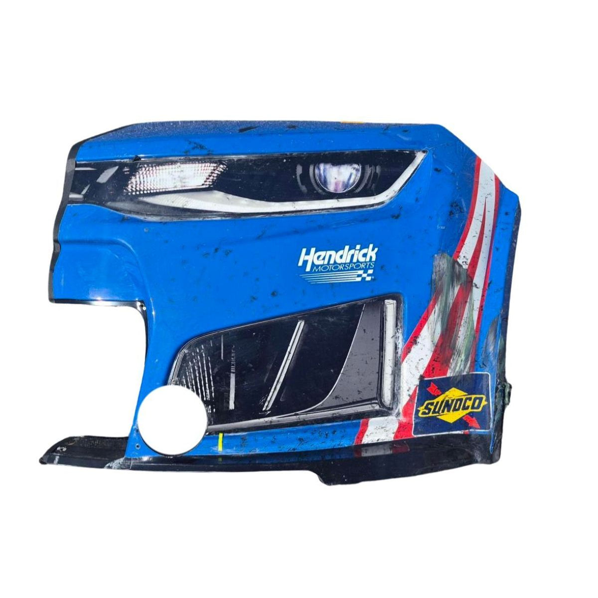 Race Used 2026 Kyle Larson #5 HendrickCars.com Left Front Nose - New Hampshire, Top 5, P.5
