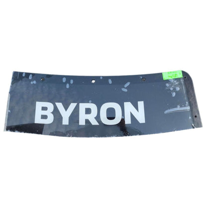 Race Used 2026 WIlliam Byron #24 Cincinnati Windshield Name Banner & Bowtie Set - Richmond, Top 10, P.9