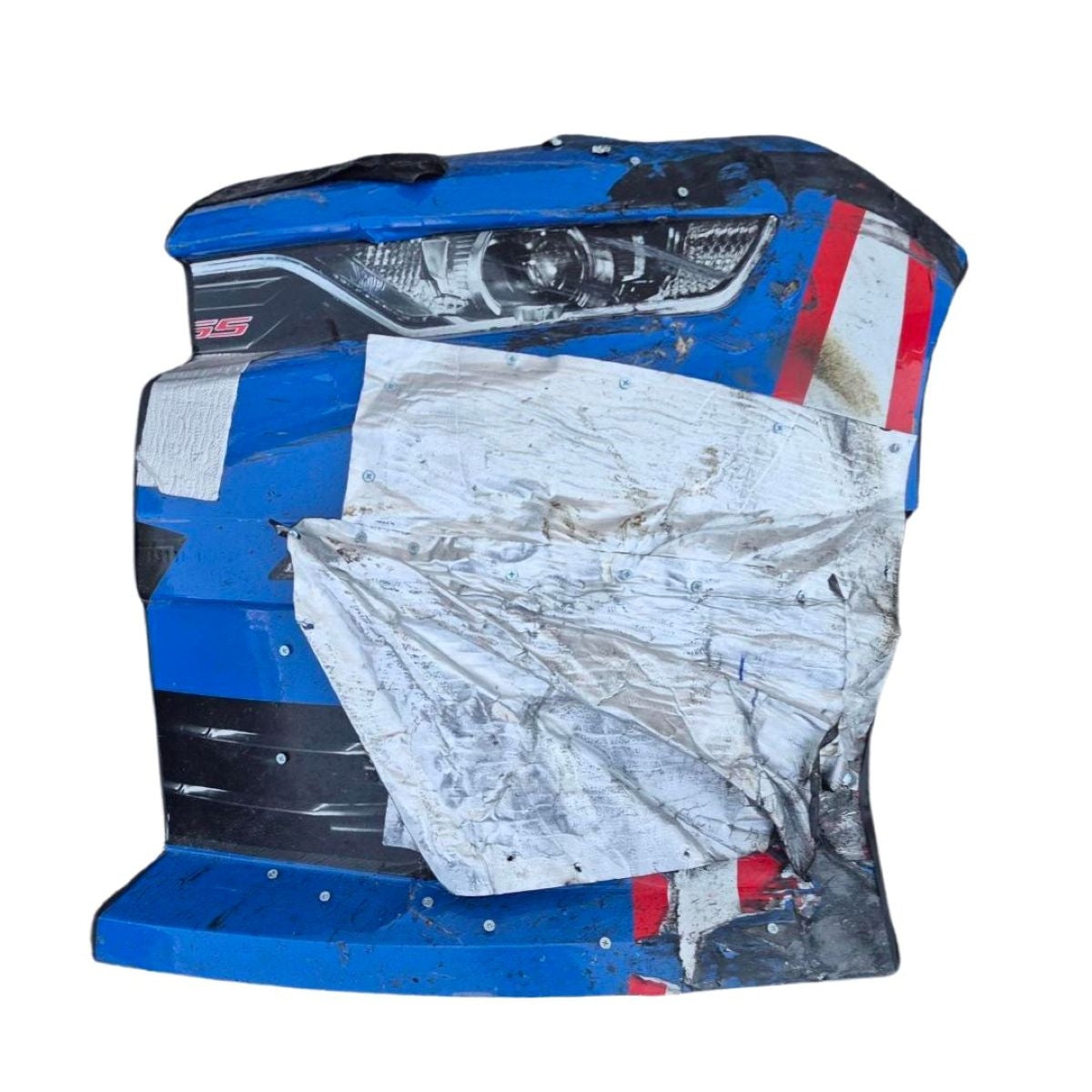 Race Used 2026 Corey Day #17 HendrickCars.com Left Front Nose - Daytona 2