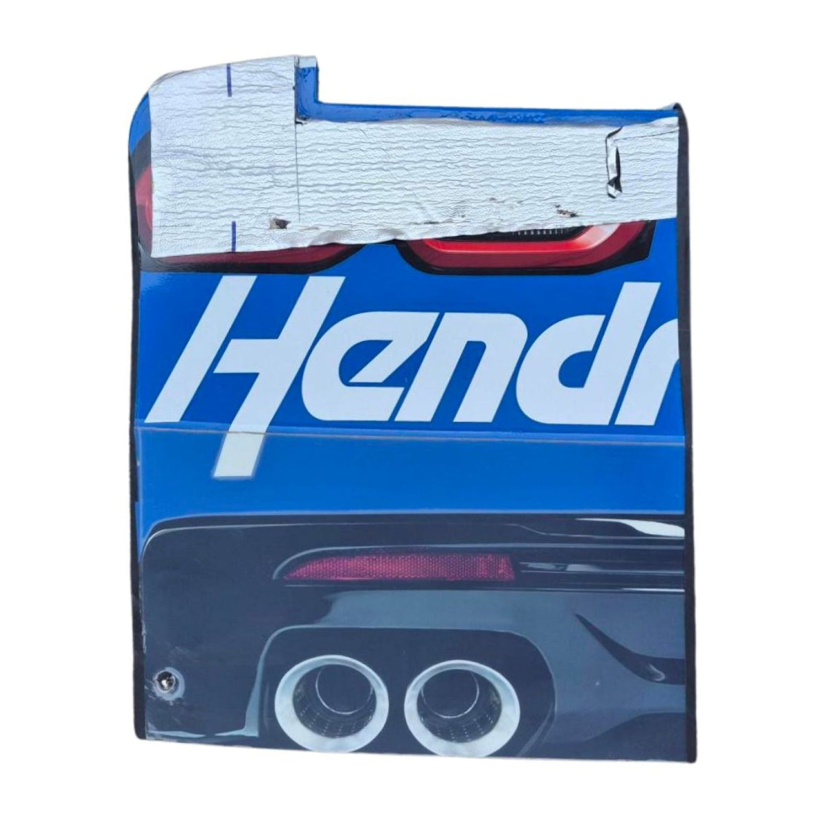 Race Used 2026 Corey Day #17 HendrickCars.com Partial Left Rear Bumper - Daytona 2