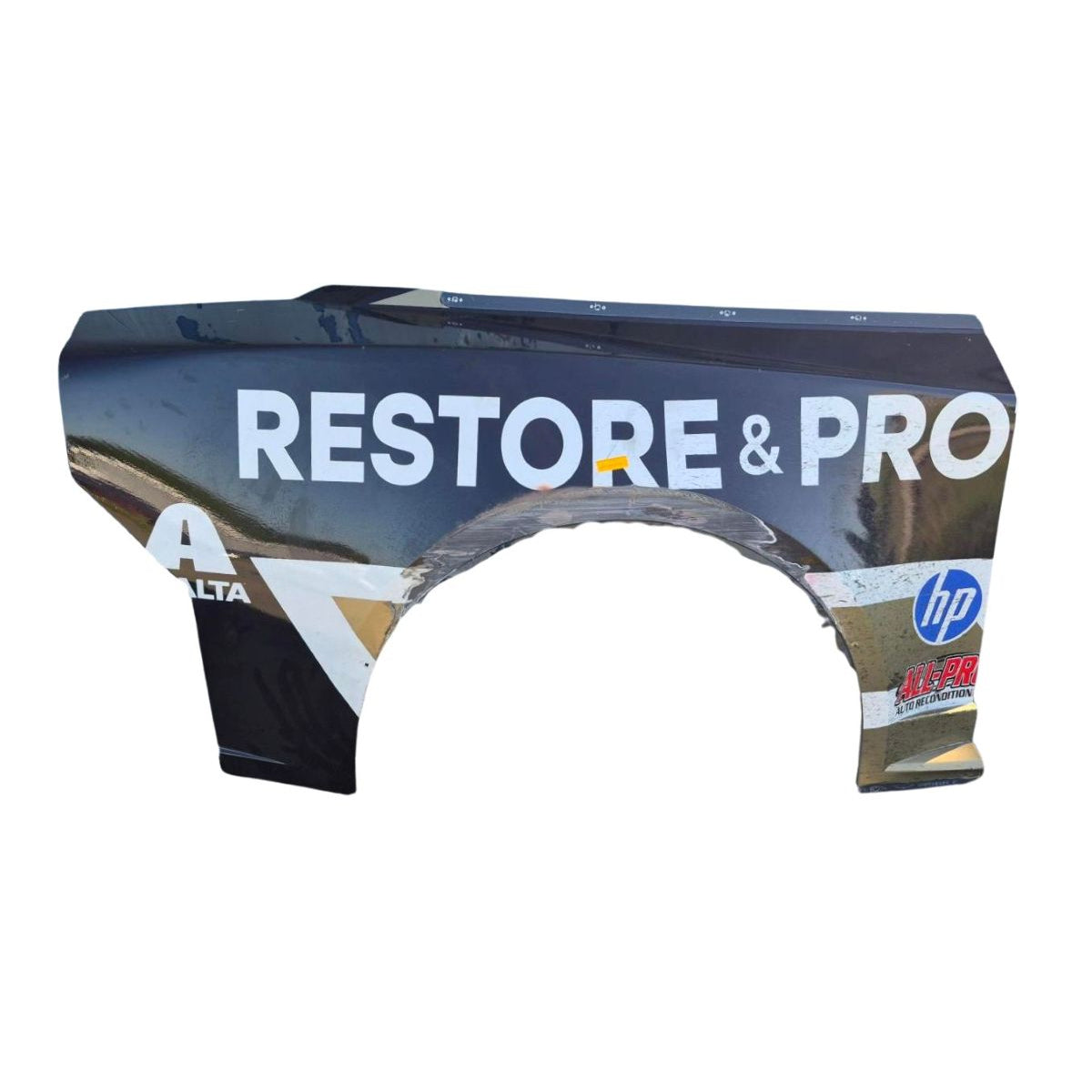Race Used 2026 William Byron #24 Valvoline Restore and Protect Right Rear Quarter Panel - Darlington 2
