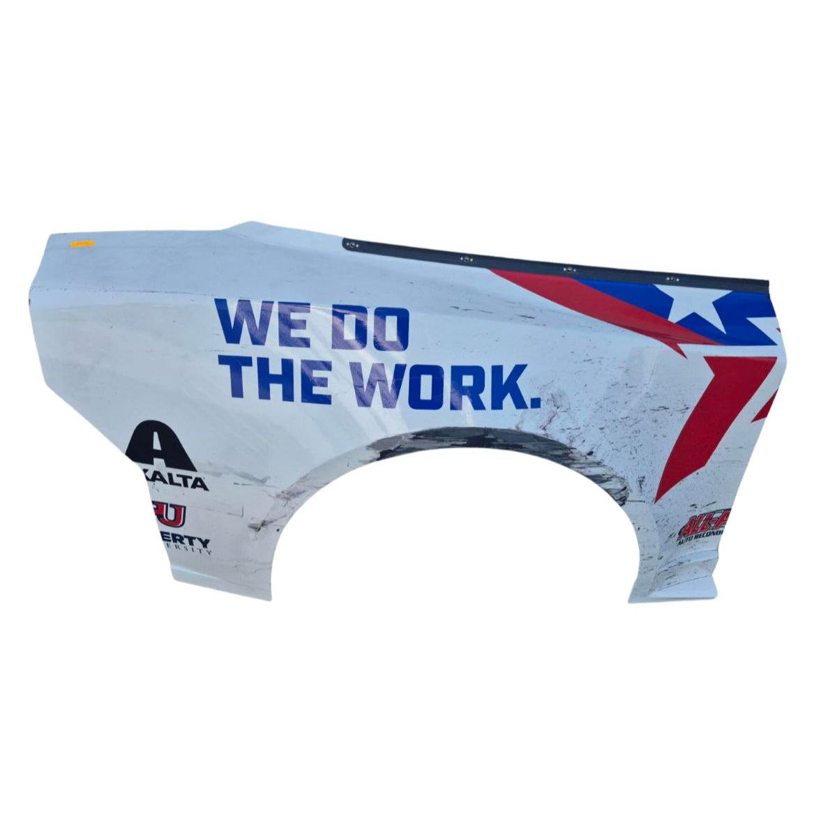Race Used 2026 William Byron #24 Phorm Energy Right Rear Quarter Panel - World Wide Technology Raceway, P.4