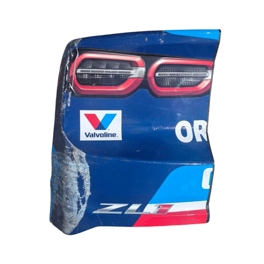 Race Used 2025 William Byron #24 Valvoline Left Rear Bumper - Pocono