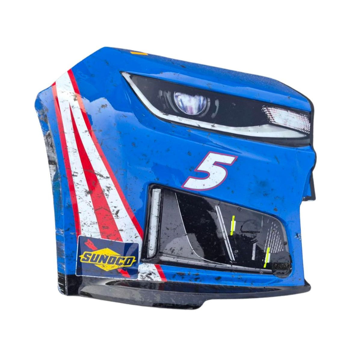 Race Used 2026 Kyle Larson #5 HendrickCars.com Right Front Nose - Bristol 2, Pole, P.2