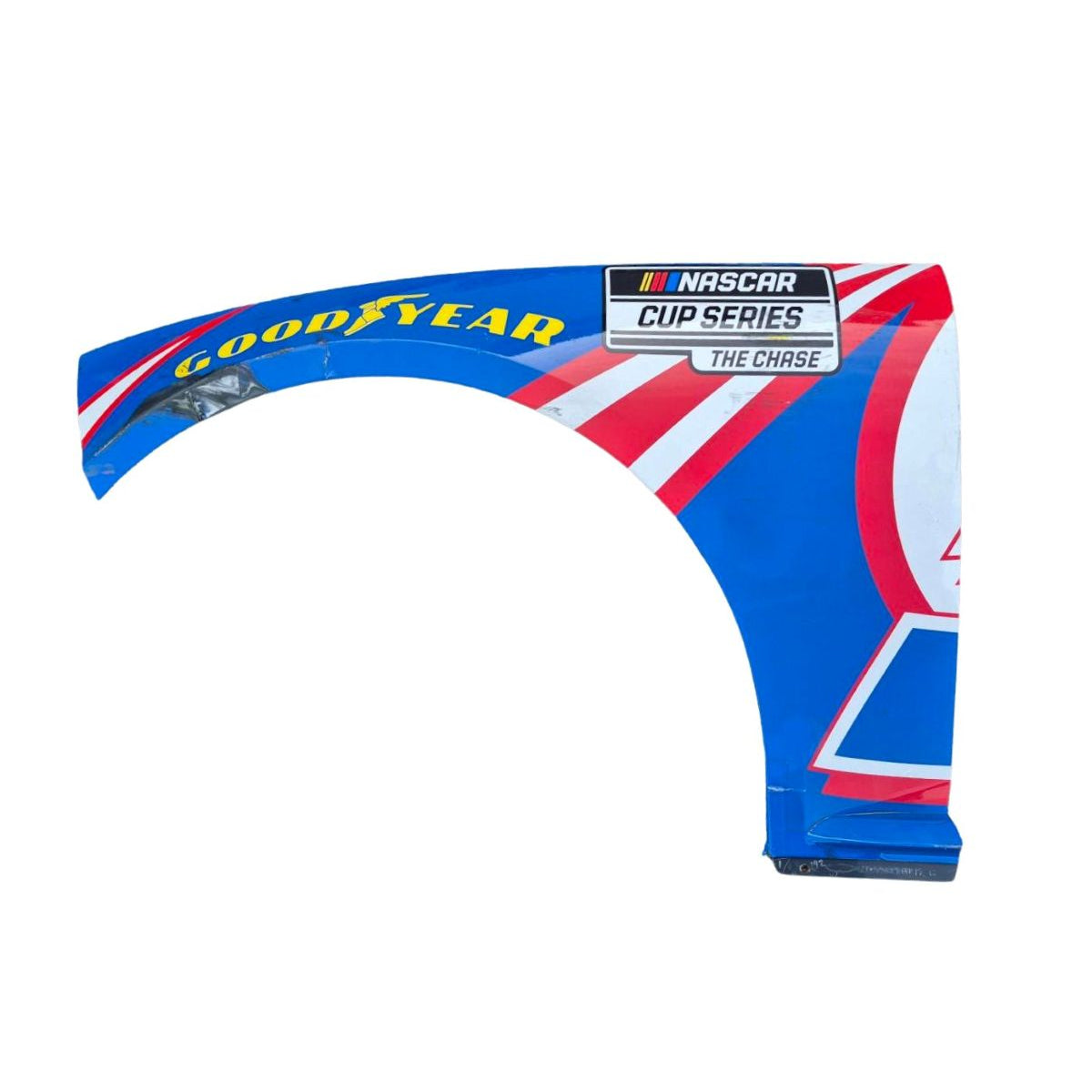 Race Used 2026 Kyle Larson #5 HendrickCars.com Left Front Fender - Bristol 2, Pole, P.2